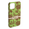 Green & Brown Toile iPhone 15 Plus Case - Angle