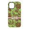 Green & Brown Toile iPhone 15 Pro Tough Case - Back