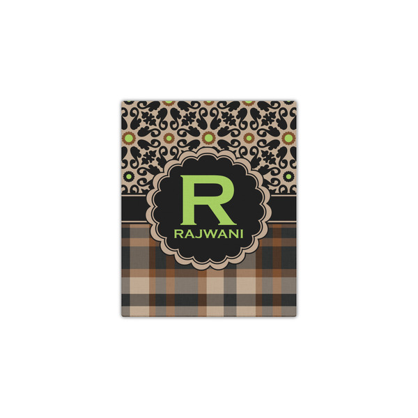 Moroccan Mosaic & Plaid 11x14 - Canvas Print - Front View