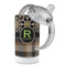Moroccan Mosaic & Plaid 12 oz Stainless Steel Sippy Cups - Top Off