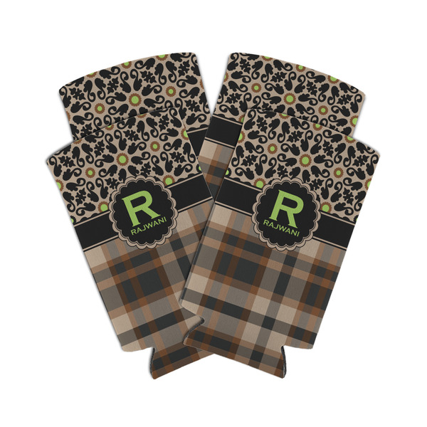 Moroccan Mosaic & Plaid 12oz Tall Can Sleeve - Set of 4 - MAIN