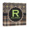 Moroccan Mosaic & Plaid Canvas Print - 12x12 (Personalized)