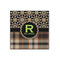 Moroccan Mosaic & Plaid Wood Print - 12x12 (Personalized)