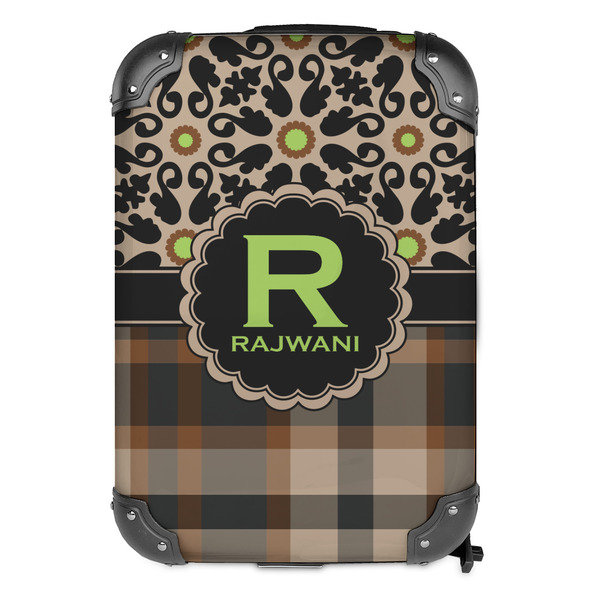 Moroccan Mosaic & Plaid 13" Hard Shell Backpacks - FRONT