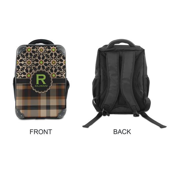 Moroccan Mosaic & Plaid 15" Backpack - APPROVAL