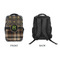 Moroccan Mosaic & Plaid 15" Backpack - APPROVAL