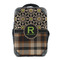Moroccan Mosaic & Plaid 15" Hard Shell Backpack (Personalized)