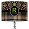 Moroccan Mosaic & Plaid 16" Drum Lamp Shade - Fabric (Personalized)
