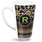 Moroccan Mosaic & Plaid Latte Mug (Personalized)