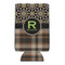 Moroccan Mosaic & Plaid 16oz Can Sleeve - FRONT (flat)