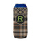 Moroccan Mosaic & Plaid 16oz Can Sleeve - FRONT (on can)