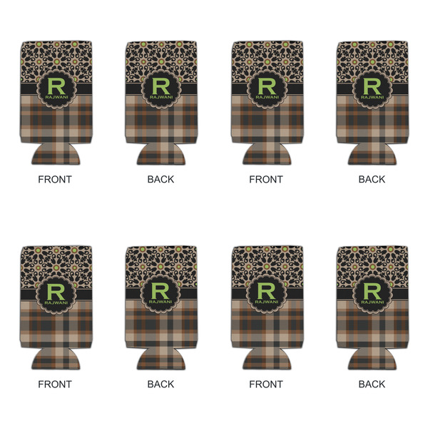 Moroccan Mosaic & Plaid 16oz Can Sleeve - Set of 4 - APPROVAL