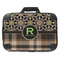 Moroccan Mosaic & Plaid Hard Shell Briefcase - 18" (Personalized)