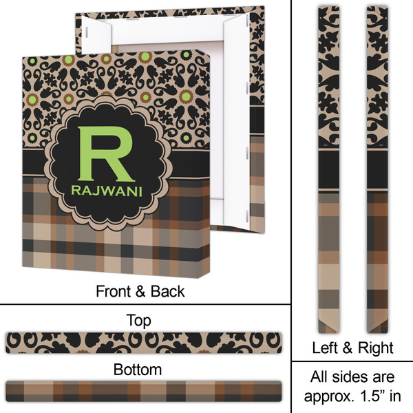 Moroccan Mosaic & Plaid 20x24 - Canvas Print - Approval