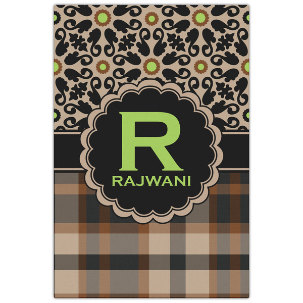 Moroccan Mosaic & Plaid 20x30 - Canvas Print - Front View