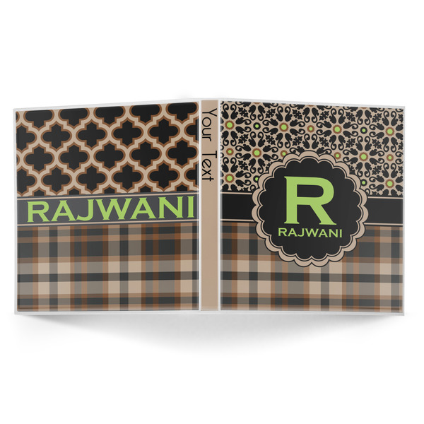 Moroccan Mosaic & Plaid 3-Ring Binder Approval- 1in