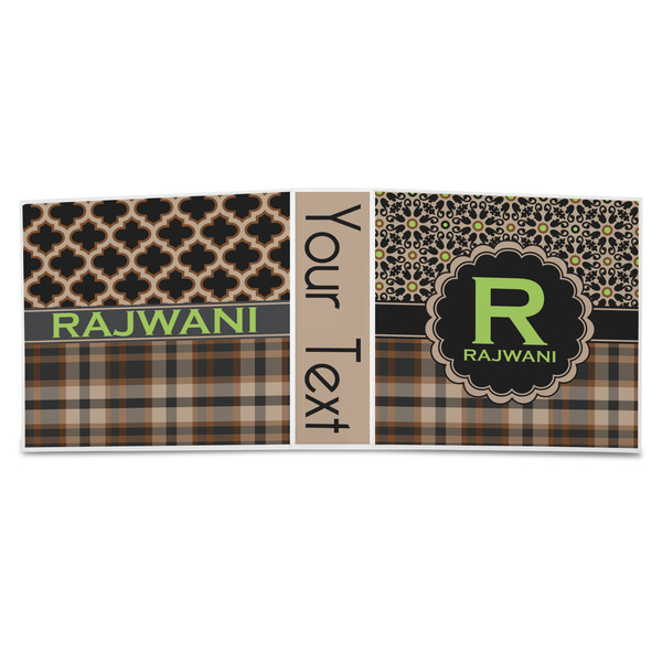 Moroccan Mosaic & Plaid 3-Ring Binder Approval- 3in