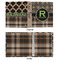 Moroccan Mosaic & Plaid 3 Ring Binders - Full Wrap - 1" - APPROVAL