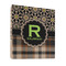 Moroccan Mosaic & Plaid 3 Ring Binders - Full Wrap - 1" - FRONT
