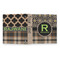 Moroccan Mosaic & Plaid 3 Ring Binders - Full Wrap - 1" - OPEN OUTSIDE