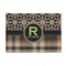 Moroccan Mosaic & Plaid 4' x 6' Indoor Area Rug (Personalized)