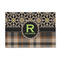 Moroccan Mosaic & Plaid 4' x 6' Patio Rug (Personalized)