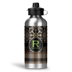 Moroccan Mosaic & Plaid Water Bottles - 20 oz - Aluminum (Personalized)