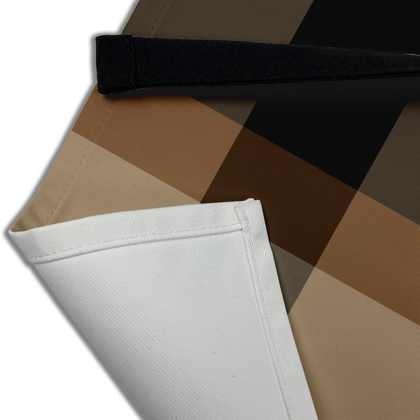 Moroccan Mosaic & Plaid Apron - (Detail)