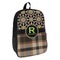 Moroccan Mosaic & Plaid Kids Backpack (Personalized)