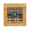 Moroccan Mosaic & Plaid Bamboo Trivet with Ceramic Tile Insert (Personalized)