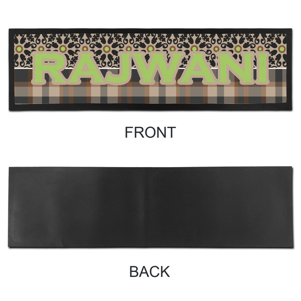 Moroccan Mosaic & Plaid Bar Mat - Large - APPROVAL