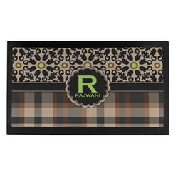 Moroccan Mosaic & Plaid Bar Mat - Small (Personalized)
