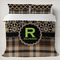 Moroccan Mosaic & Plaid Duvet Cover Set - King (Personalized)