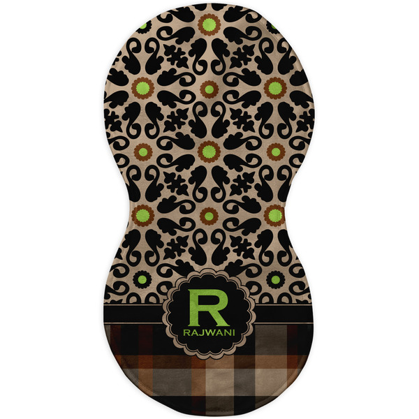 Moroccan Mosaic & Plaid Burp Peanut Shaped Flat