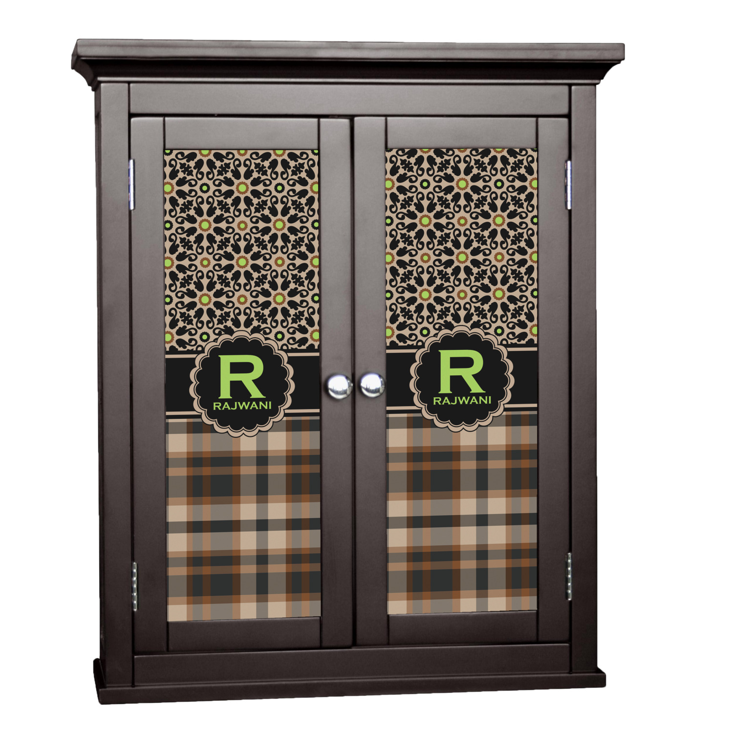 Custom Moroccan Mosaic & Plaid Decal Small (Personalized) YouCustomizeIt