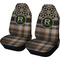Moroccan Mosaic & Plaid Car Seat Covers (Set of Two) (Personalized)