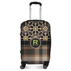 Moroccan Mosaic & Plaid Suitcase - 20" Carry On (Personalized)