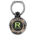 Moroccan Mosaic & Plaid Cell Phone Ring Stand & Holder (Personalized)