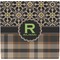 Moroccan Mosaic & Plaid Ceramic Tile Hot Pad (Personalized)