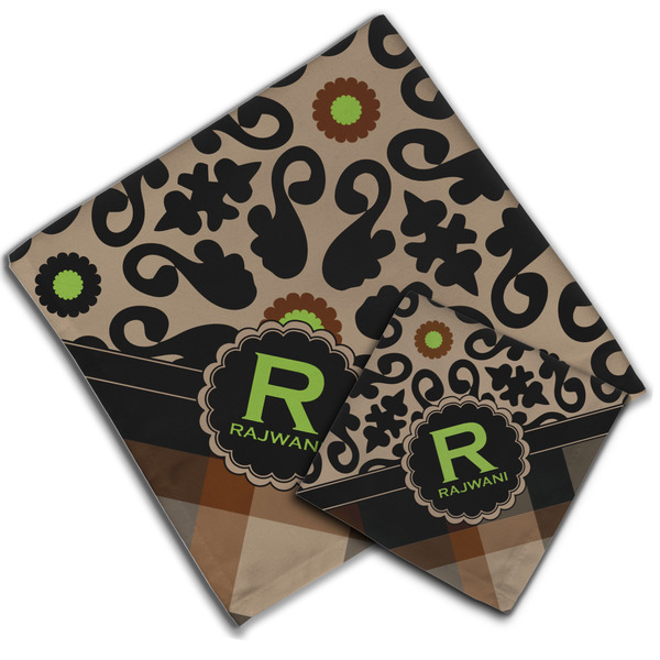 Moroccan Mosaic & Plaid Cloth Napkins - Personalized Lunch & Dinner (PARENT MAIN)