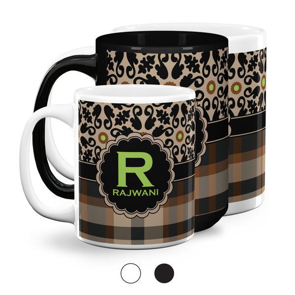 Moroccan Mosaic & Plaid Coffee Mugs Main