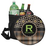 Moroccan Mosaic & Plaid Collapsible Cooler & Seat (Personalized)