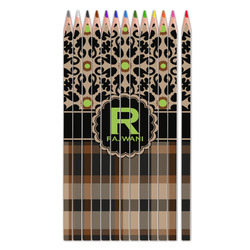 Moroccan Mosaic & Plaid Colored Pencils (Personalized)