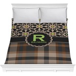 Moroccan Mosaic & Plaid Comforter - Full / Queen (Personalized)