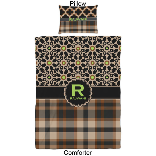 Moroccan Mosaic & Plaid Comforter Set - Twin - Approval