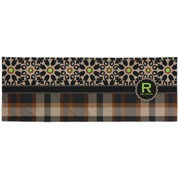 Moroccan Mosaic & Plaid Cooling Towel- Approval