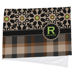 Moroccan Mosaic & Plaid Cooling Towel (Personalized)