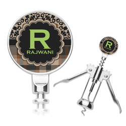 Moroccan Mosaic & Plaid Corkscrew (Personalized)