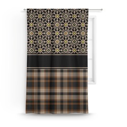 Moroccan Mosaic & Plaid Curtain
