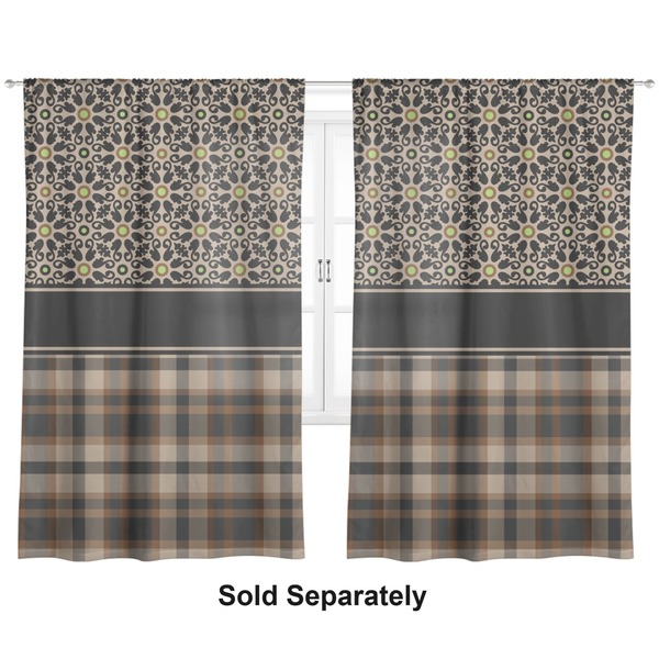 Moroccan Mosaic & Plaid Curtains